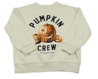 Smotanová mikina s dýněmi F&F