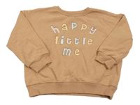 Broskvová mikina s nápisom George