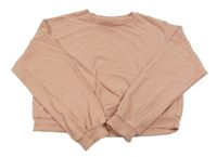 Ružová crop mikina Next