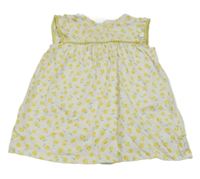 Bielo-žlté šaty s citrony a všitým body C&A