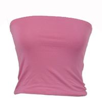 Nové - Dámský růžový bandeau top New Look 