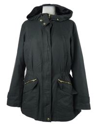 Dámská černá šusťáková jarní parka s kapucí Only 