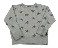 Sivá mikina s hviezdami Next