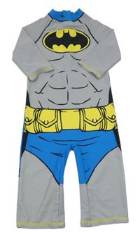 Sivo-modrý UV overal s Batmanem George