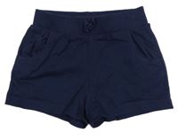 Tmavomodré bavlnené kraťasy George