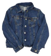 Tmavomodrá rifľová bunda Denim Co.