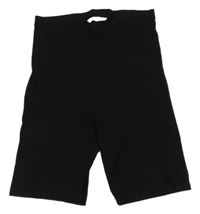 Čierne elastické kraťasy H&M