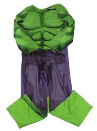 Kostým - Zeleno-fialový overal - Hulk Marvel