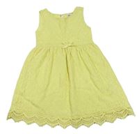 Žlté čipkové šaty H&M