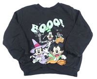 Tmavosivá mikina s Mickeym a Minnie zn. H&M