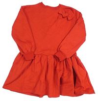 Červené teplákové šaty H&M