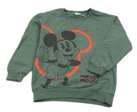 Khaki mikina s Mickeym Disney