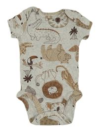 Sivé melírované body so zvieratkami Carter´s