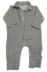 Šedý vzorovaný teplákový overal Matalan