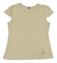 Smotanové tričko s nápisom Chicco