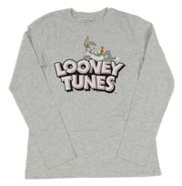 Šedé melírované triko s Bugs Bunny