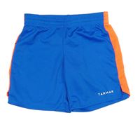 Modro-kriklavoě oranžové funkčné športové kraťasy s logom TARMARK