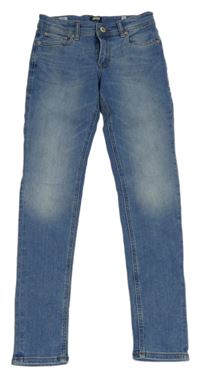 Světlemodré skinny teplákové rifle JACK&JONES