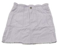 Svetlofialová paper bag rifľová sukňa dopodopo