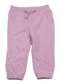 Lila vzorované tepláky PRIMARK