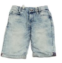 Modro-bílé plísňové teplákové riflové kraťasy dopodopo