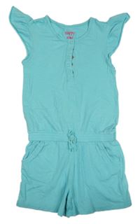 Belasý melírovaný kraťasový overal s volánikmi Tchibo