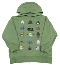 Khaki mikina so Star Wars a kapucňou Next