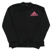 Černá propínací sportovní mikina Adidas