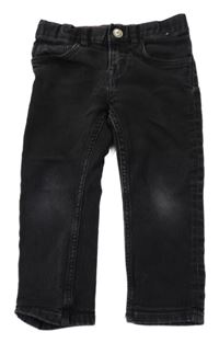 Čierne slim fit rifle H&M