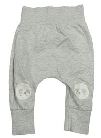 Svetlosivé melírované tepláky s medveďmi Mothercare