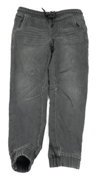 Sivé teplákové cuff rifle Denim Co.