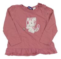 Staroružové tričko s mačkou Lupilu