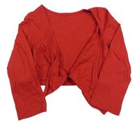 Červené bavlnené zavinovací bolerko M&S