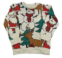 Béžová mikina s vánočním motívom George