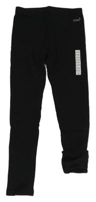 Nové - Černé zateplené legíny Dunnes