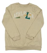 Béžová mikina s nápisem Primark