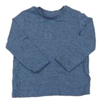 Modré melírované tričko F&F