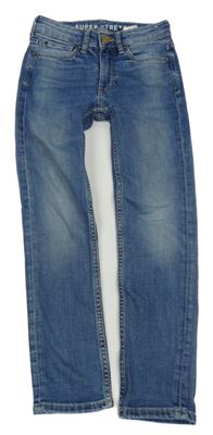 Modré skinny fit coupe moulante rifle H&M