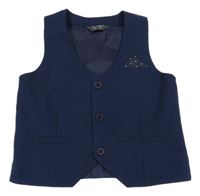Tmavomodrá slavnostní vesta Primark