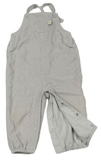 Svetlosivé podšité na traké menšestrové nohavice John Lewis