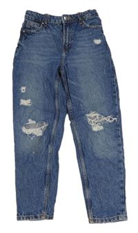 Modré mom rifle s prošoupáním Denim Co.