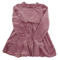 Staroružové zamatové šaty