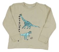 Smotanová mikina s dinem Tom Tailor