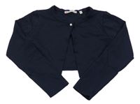 Tmavomodré prepínaci bolerko