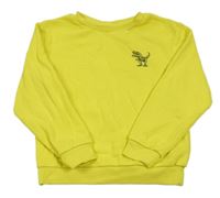 Žltá mikina s dinem H&M