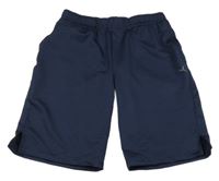 Tmavomodré sportovní funkční kraťasy Decathlon