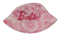 Růžovo-bílý batikovaný klobouk - Barbie George
