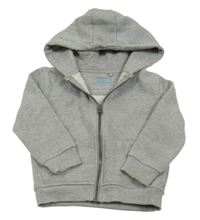 Sivá prepínaci mikina s kapucňou Primark