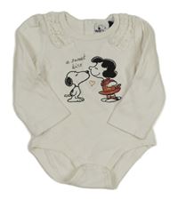 Bílé body se Snoopym 