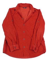 Červená manšestrová košile LC Waikiki